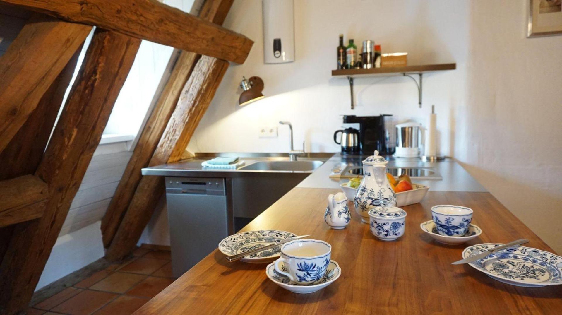 Ferienwohnung Am Klosterhof 梅尔斯堡 外观 照片